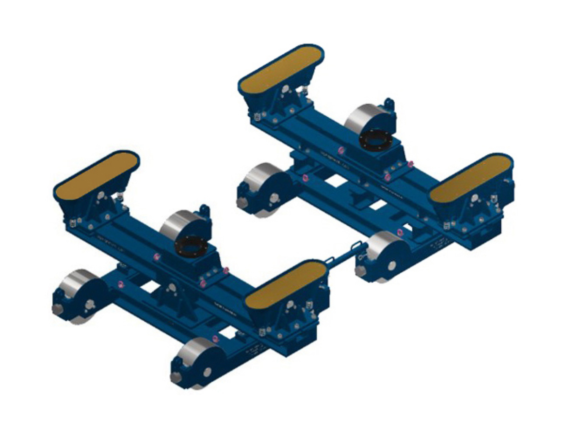 Hilfsdrehgestelle für Schienenfahrzeuge
