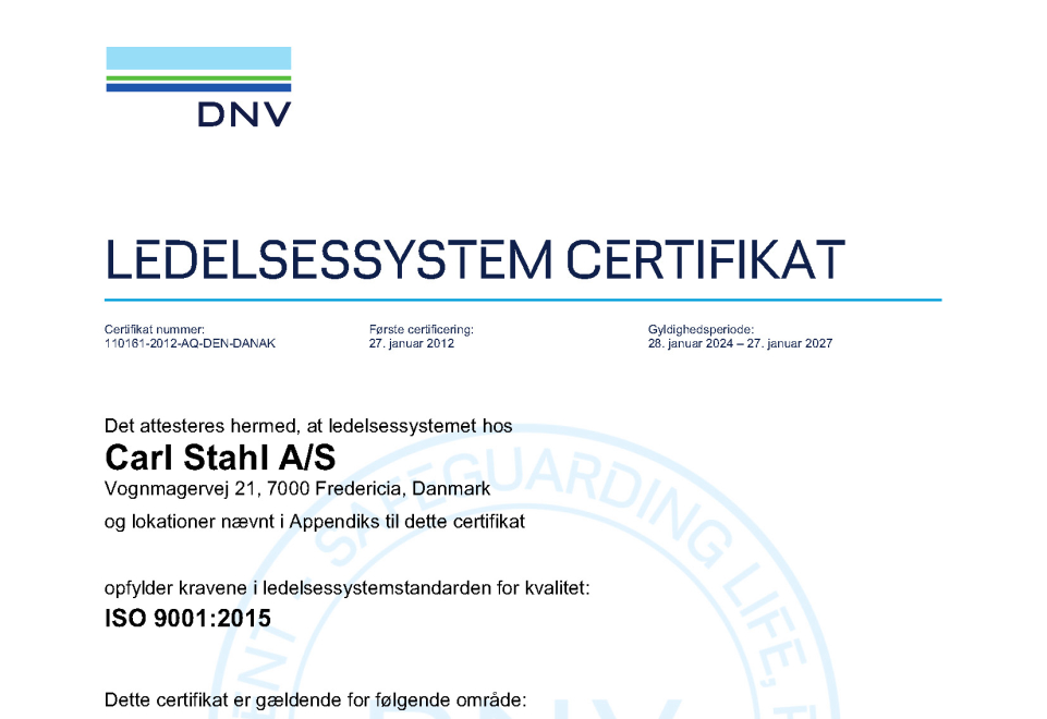 Certificeret partner til jeres projekter