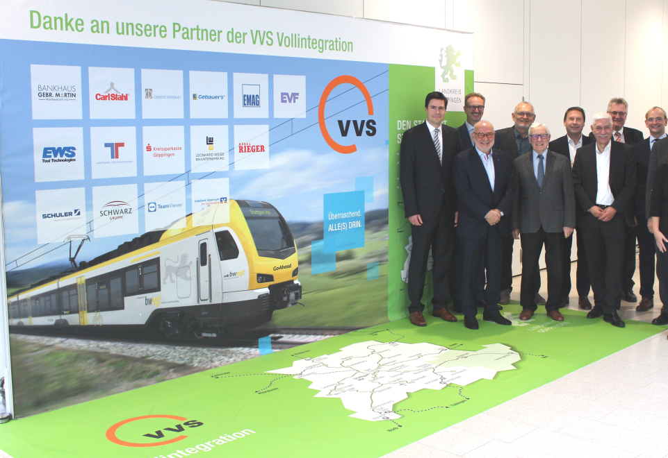 VVS-Vollintegration des Landkreises Göppingen - Carl Stahl unterstützt Werbekampagne zur Einführung