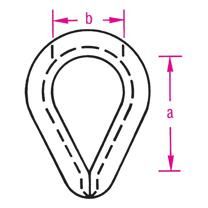 Kausche aus Edelstahl rostfrei
