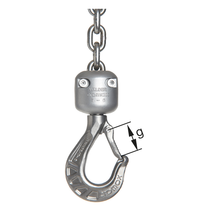 Drehwirbelhaken CWHF für Hebezeugkette