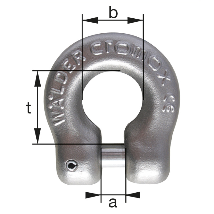 Niro-Gabelschäkel CGS