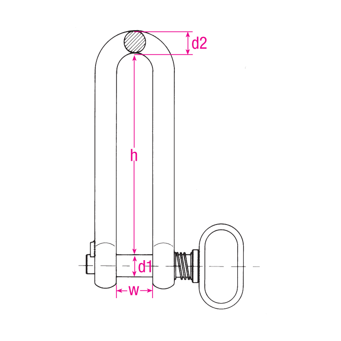 Spundwandbohlen-Schäkel