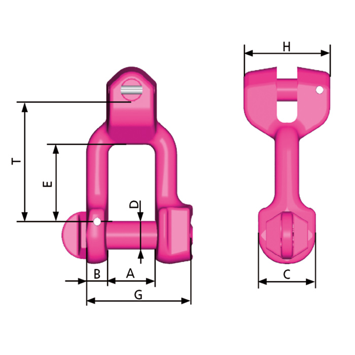 VIP-Verwechslungsf. Gabelschäkel VV-GSCH