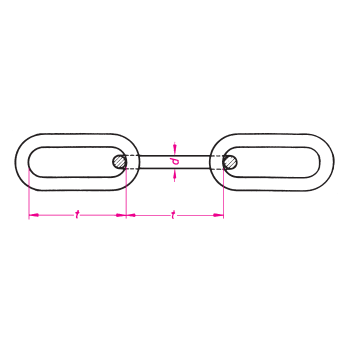Rundstahlkette DIN 763