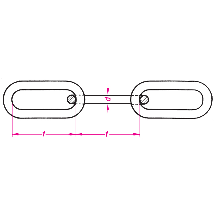 Rundstahlkette ähnlich D763/5685 langgl.