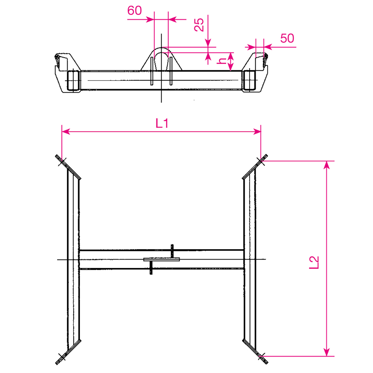 Lasttraverse für BigBag Transport