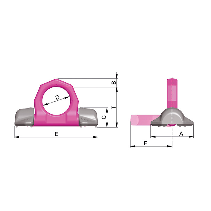 VIP-Ringbock schweißbar Typ VRBS