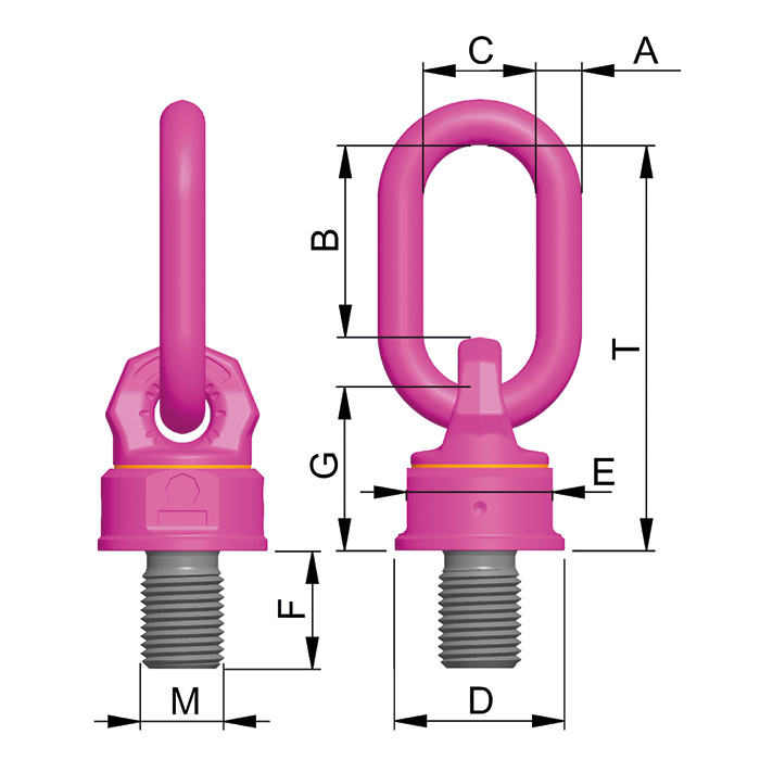 Wirbelbock Gewinde kugelgelagert VWBG