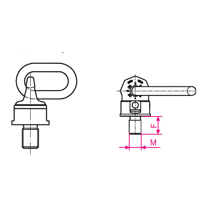 Wirbelbock Gewinde kugelgelagert VWBG