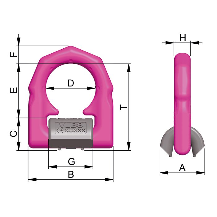 VIP-Lastbock schweißbar VLBS