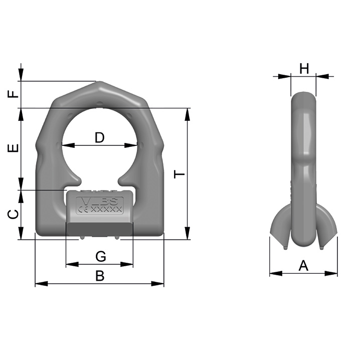 VIP-Lastbock schweißbar VLBS-U-LT