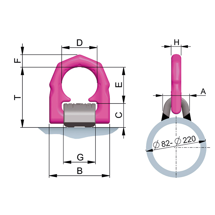 VIP-Lastbock schweißbar VLBS-P