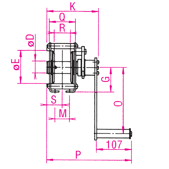 Flurwinde LB,verz.Ausführung, 150- 350kg