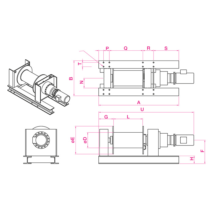Elektro-Trommelwinde 45/10