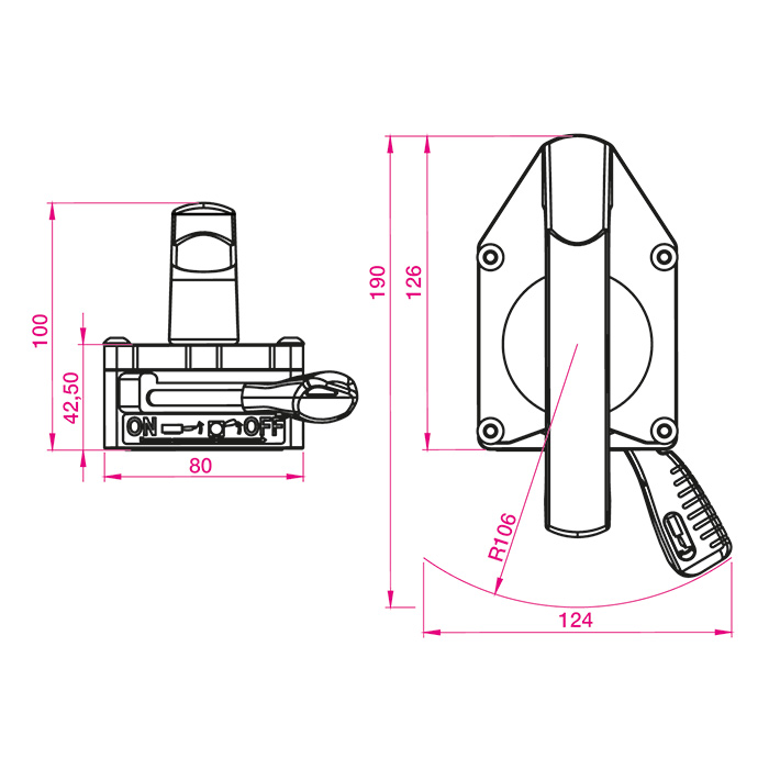 Permanentmagnet TMH 50