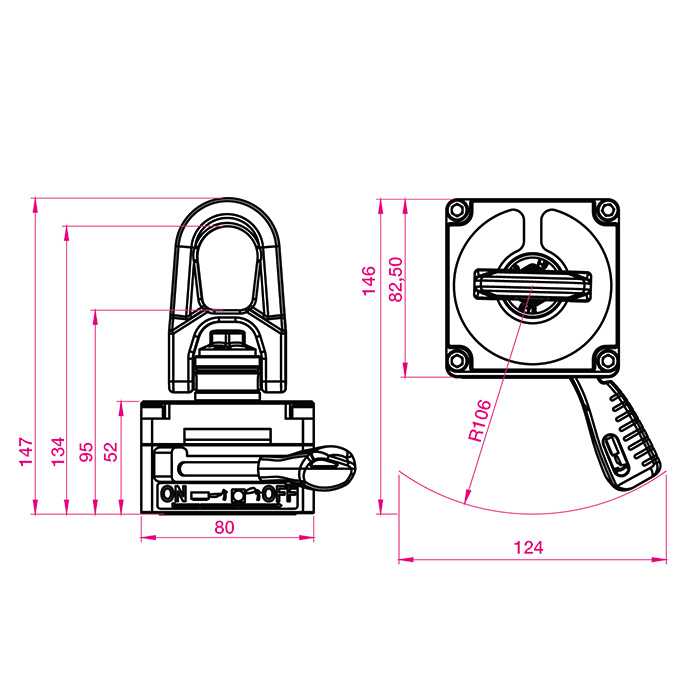 Permanentmagnet TMH 100