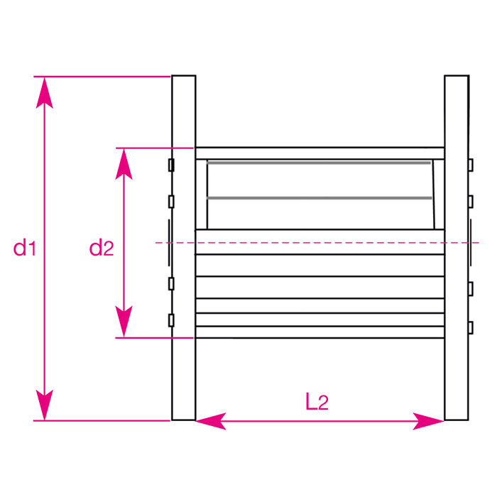 CS Einweg-Holzhaspel 1x42