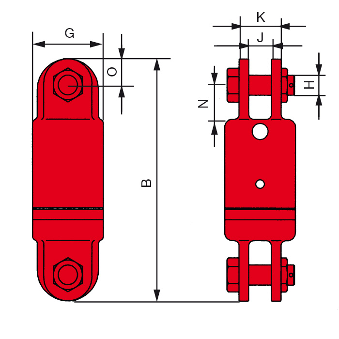 Drallfänger mit Gabel und Gabel