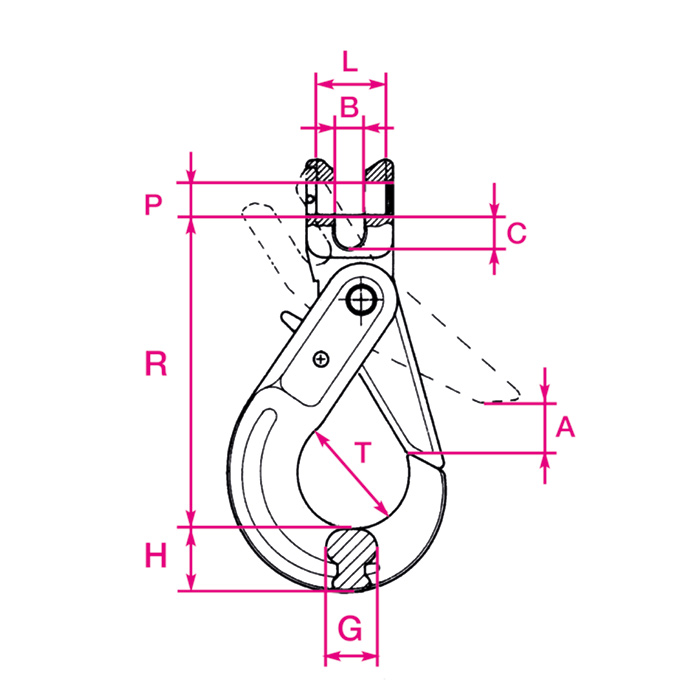 Automatik-Gabelkopfhaken CRF