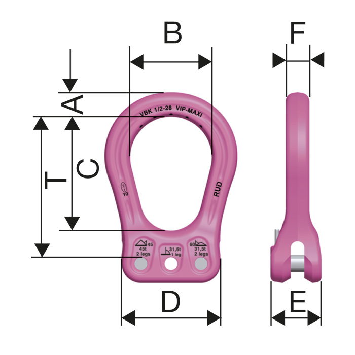 VIP-Aufhängekopf VBK-1/-28