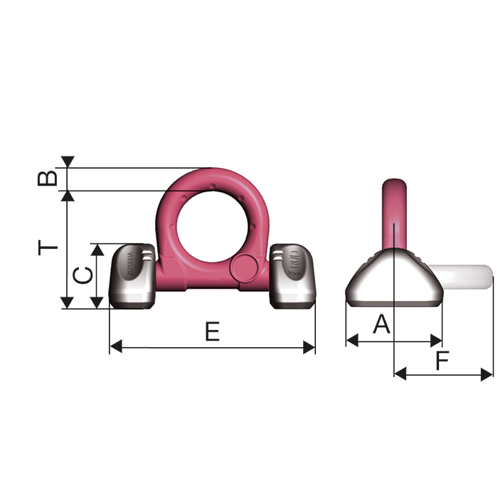 Ringbock VRBS-Fix 31,5, schweißbar
