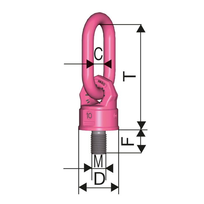 VIP-Wirbelbock-Gewinde VWBG 31,5 M72