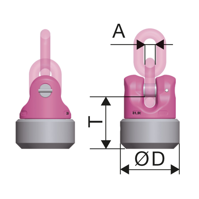 VIP-Wirbelbock VWBS-KA-28 schweißbar