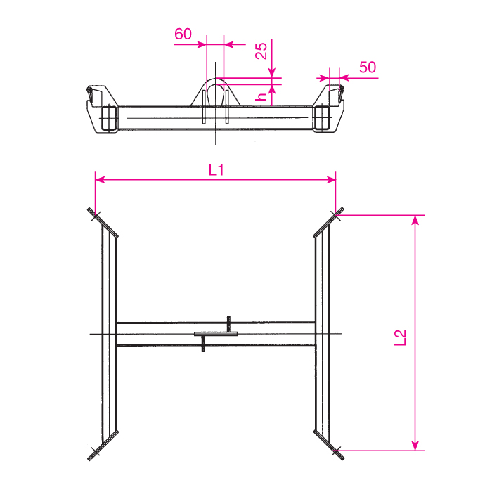 Lasttraverse für Big Bag Transport