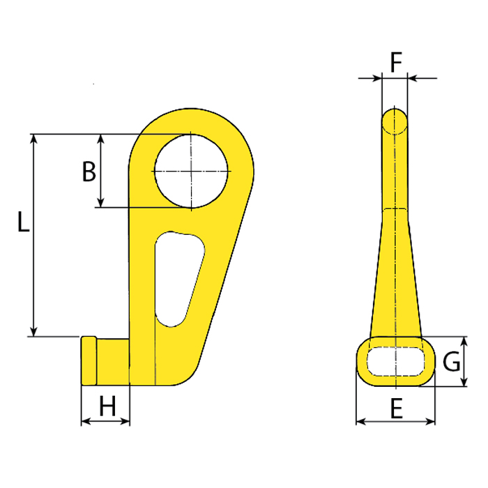 Containerhaken Typ CH-3
