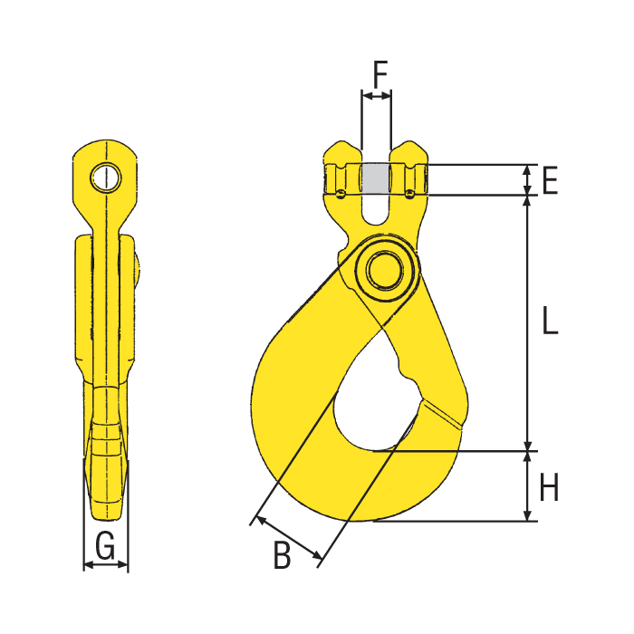 Absetzkipperhaken Typ BKGC