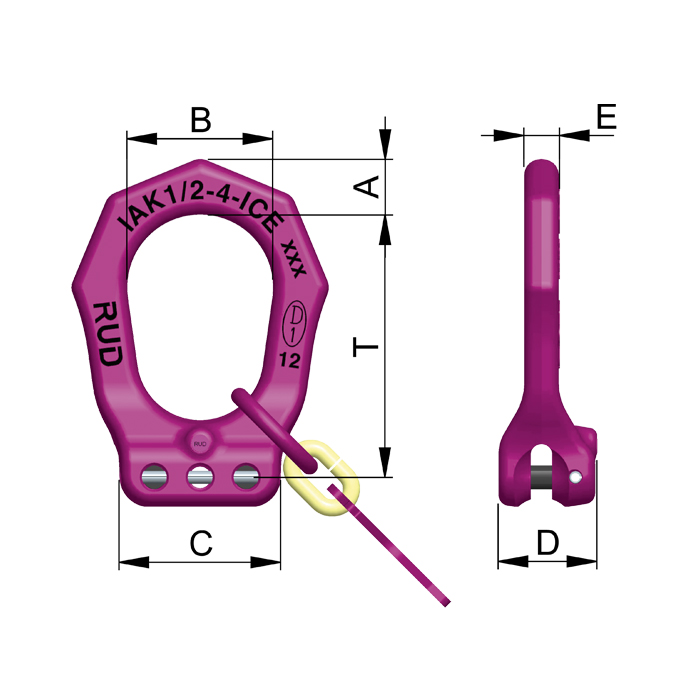 ICE-Aufhängekopf IAK 1/2-4