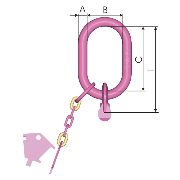 VIP-Standart-Aufhängekopf VAK1, 1str