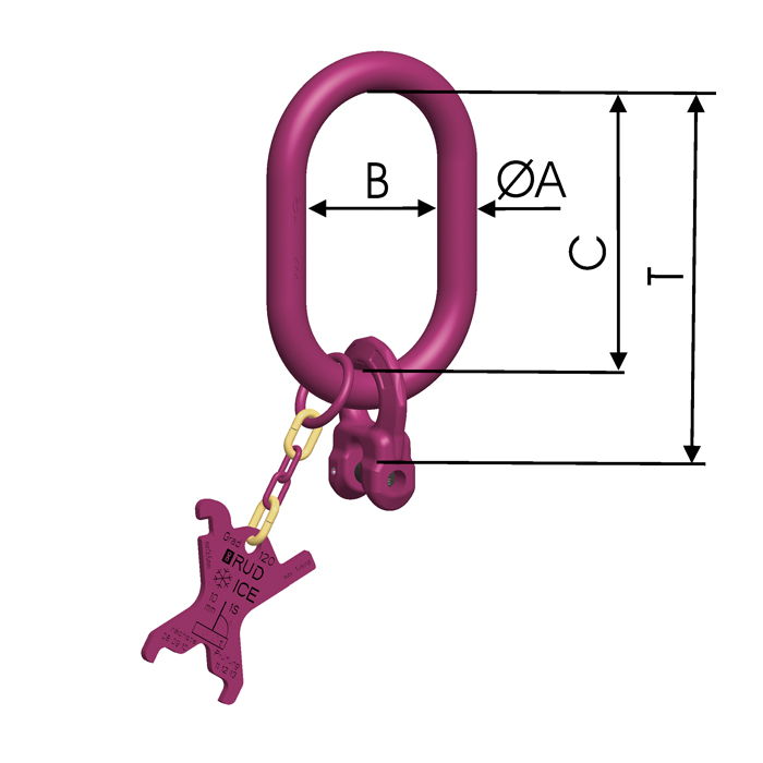 ICE-Aufhängekopf IAK-RG-1, 1str