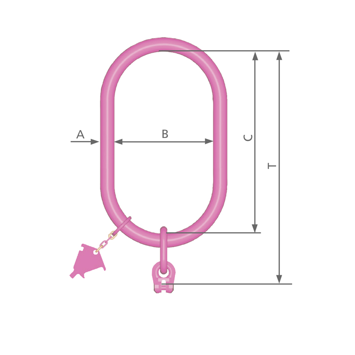 VIP-S.Aufhängek VSAK1,1str,bis 1fachH 50