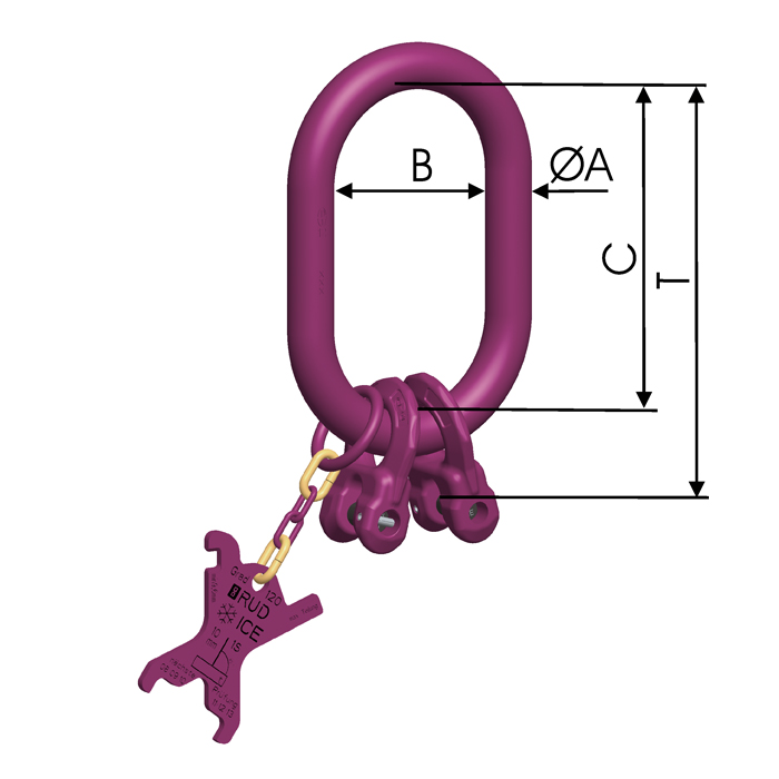 ICE-Aufhängekopf 2str IBK-RG-2