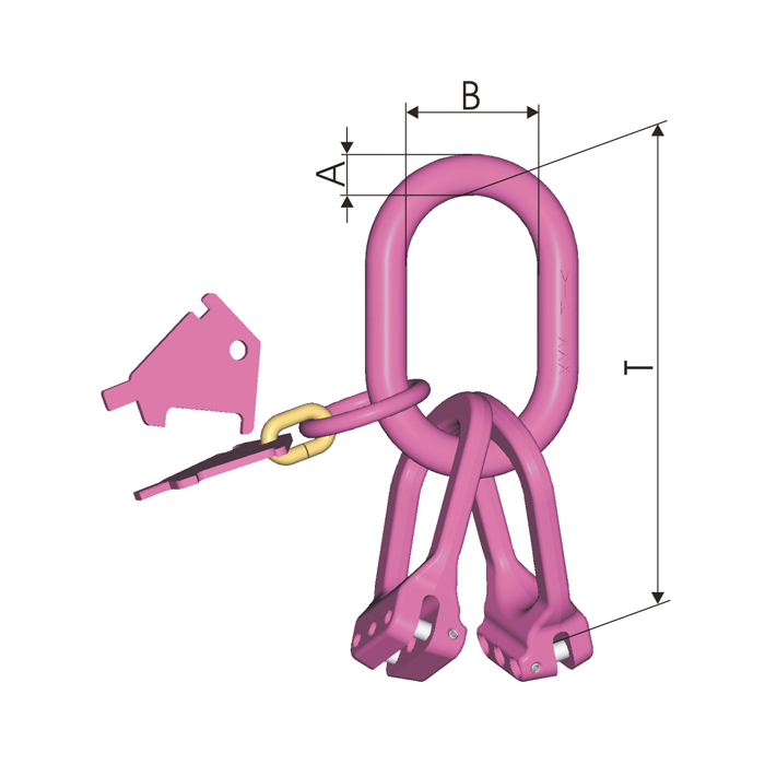 VIP-Aufhängekopf VAK 3/4,für 3 und 4 Str