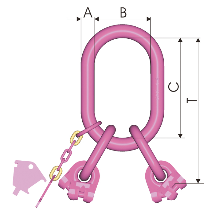 VIP-Standart-Aufhängek. 3- u.4-Str VAK 4