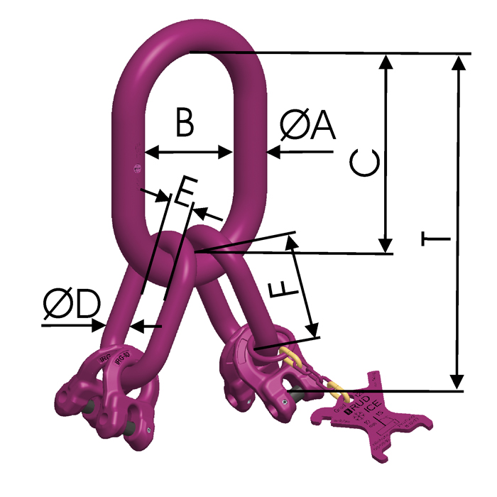 ICE-Aufhängekopf 4str IAK-RG-4