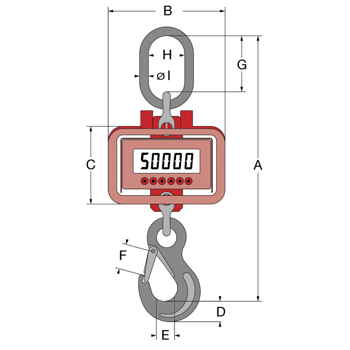 Digitale Kranwaage Typ LD und LDN