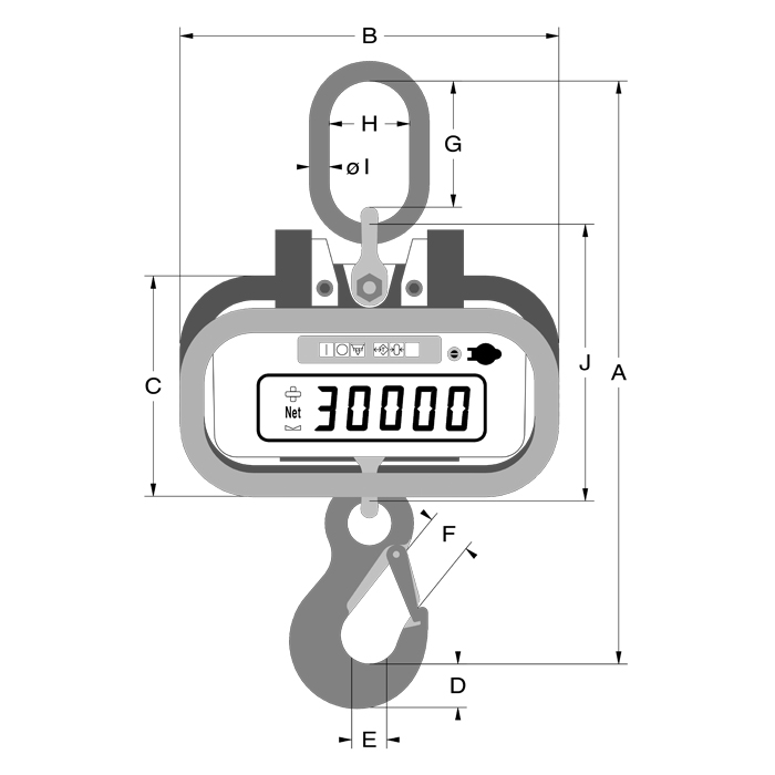 Digitale Kranwaage Typ LK und LKe