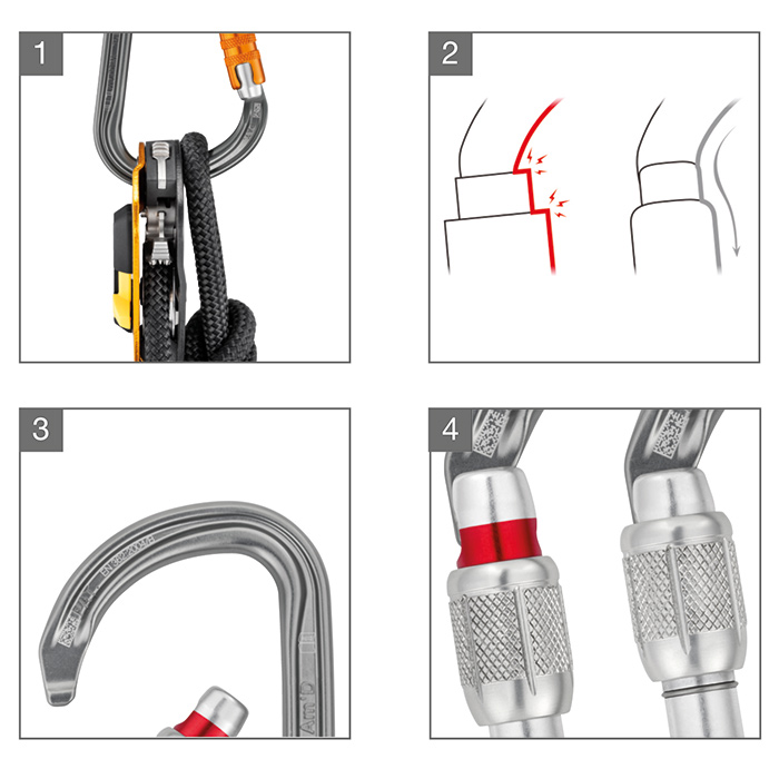 WILLIAM Aluminiumkarabiner