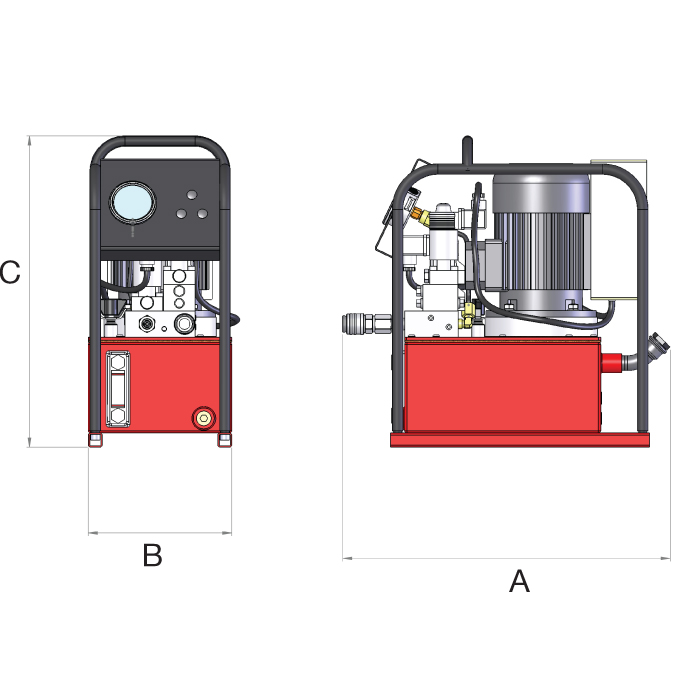 Pumpe für Drehmomentschlüssel Typ HTWP