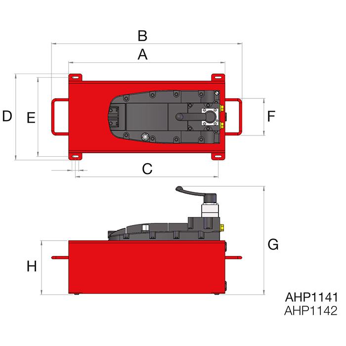 Pneumatikpumpe Typ AHP1141, 1142