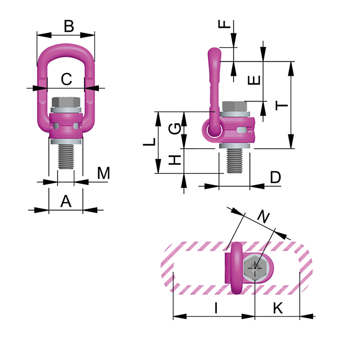 Lastbock L-VLBG-Plus 16.000daN M36