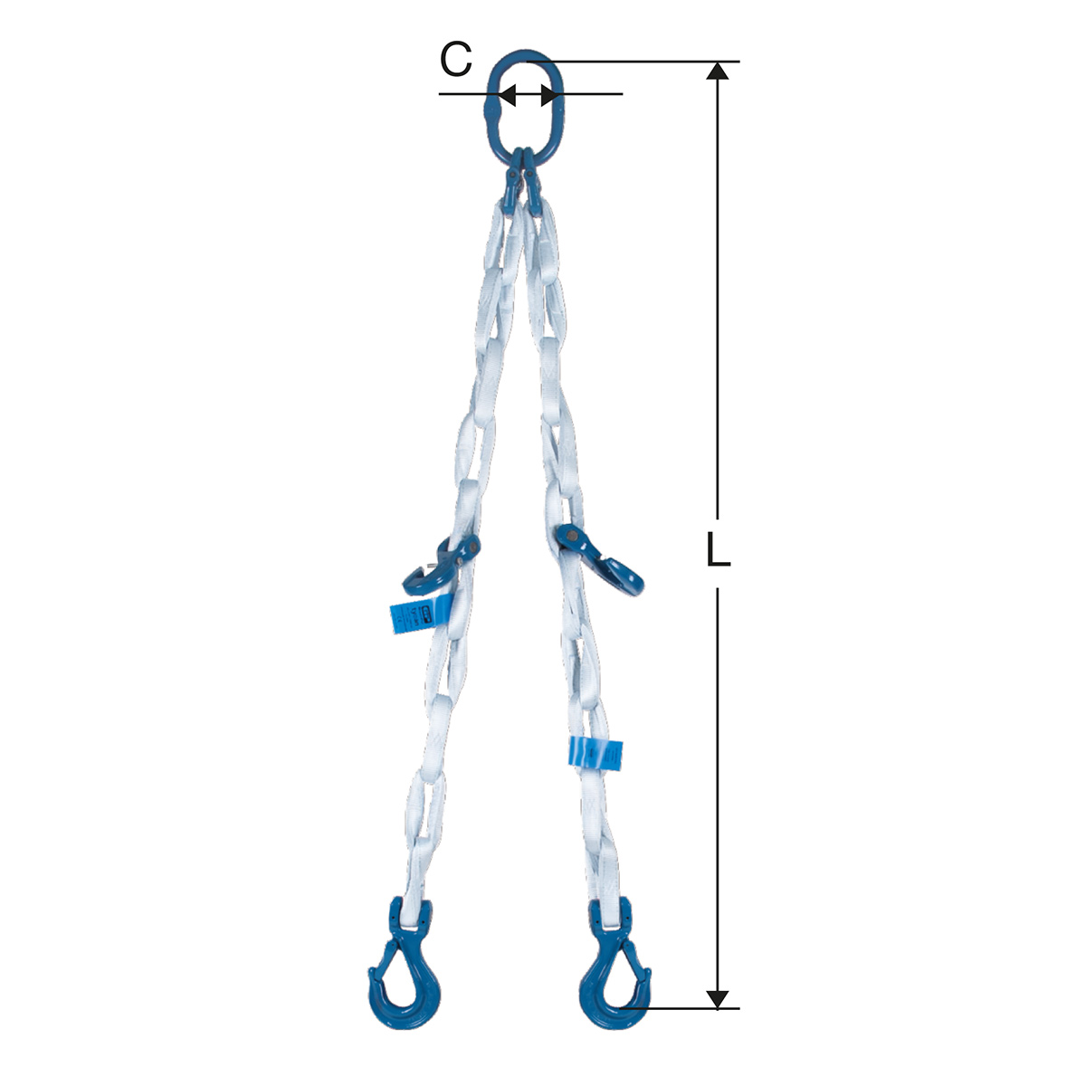 Text. Anschl.k. Tycan 2-Str. verkürzb.