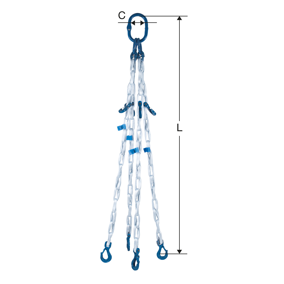 Text. Anschl.k. Tycan 4-Str. verkürzb.