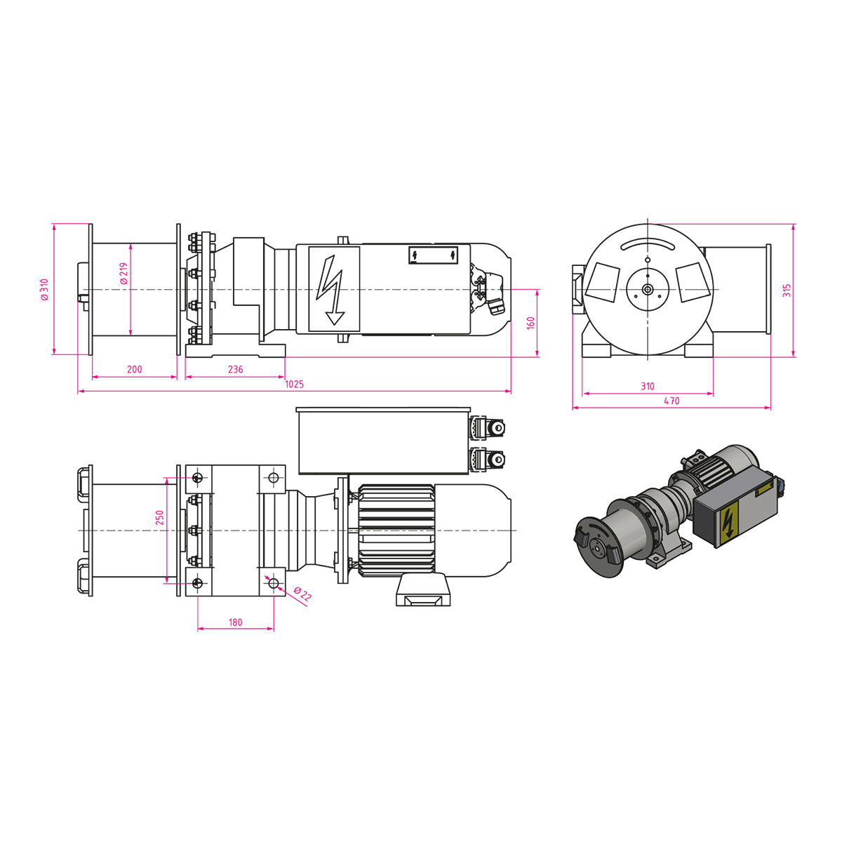 Elektroseilwinde 47/21
