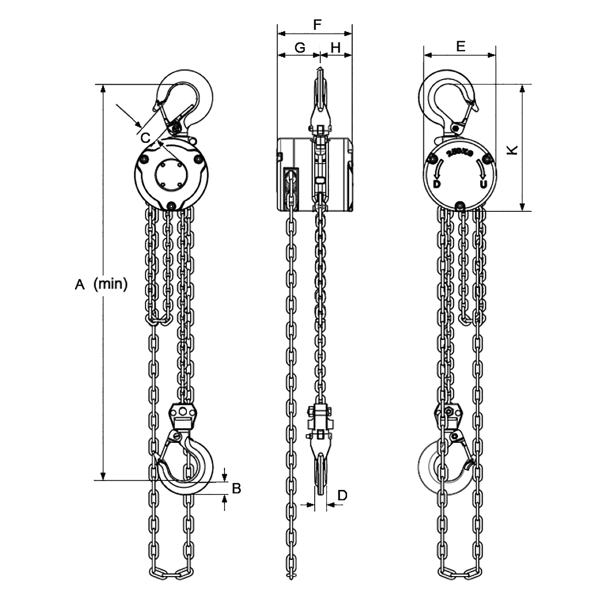 Flaschenzug YaleMINI 360