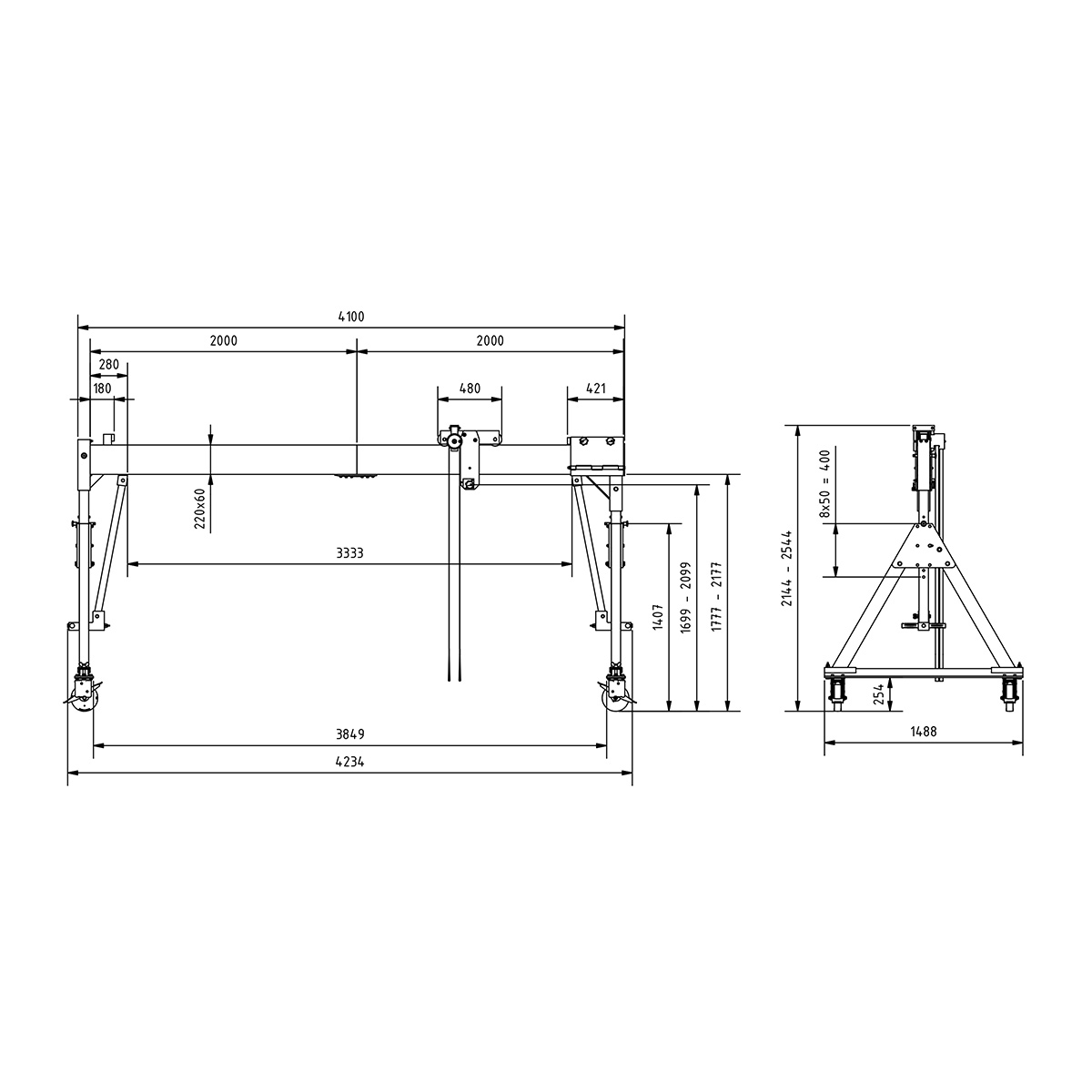 Portalkr.mob. 1.500kg